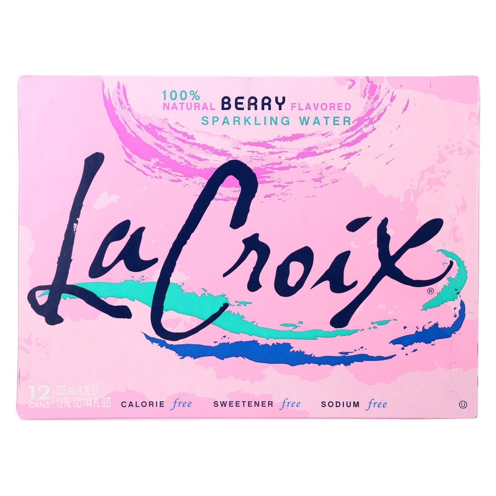 La Croix Sparkling Water - Berry, 12 Cans