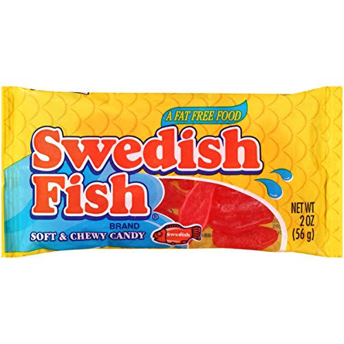 Swedish Fish Red Fish Soft and Chewy Candy - 2oz