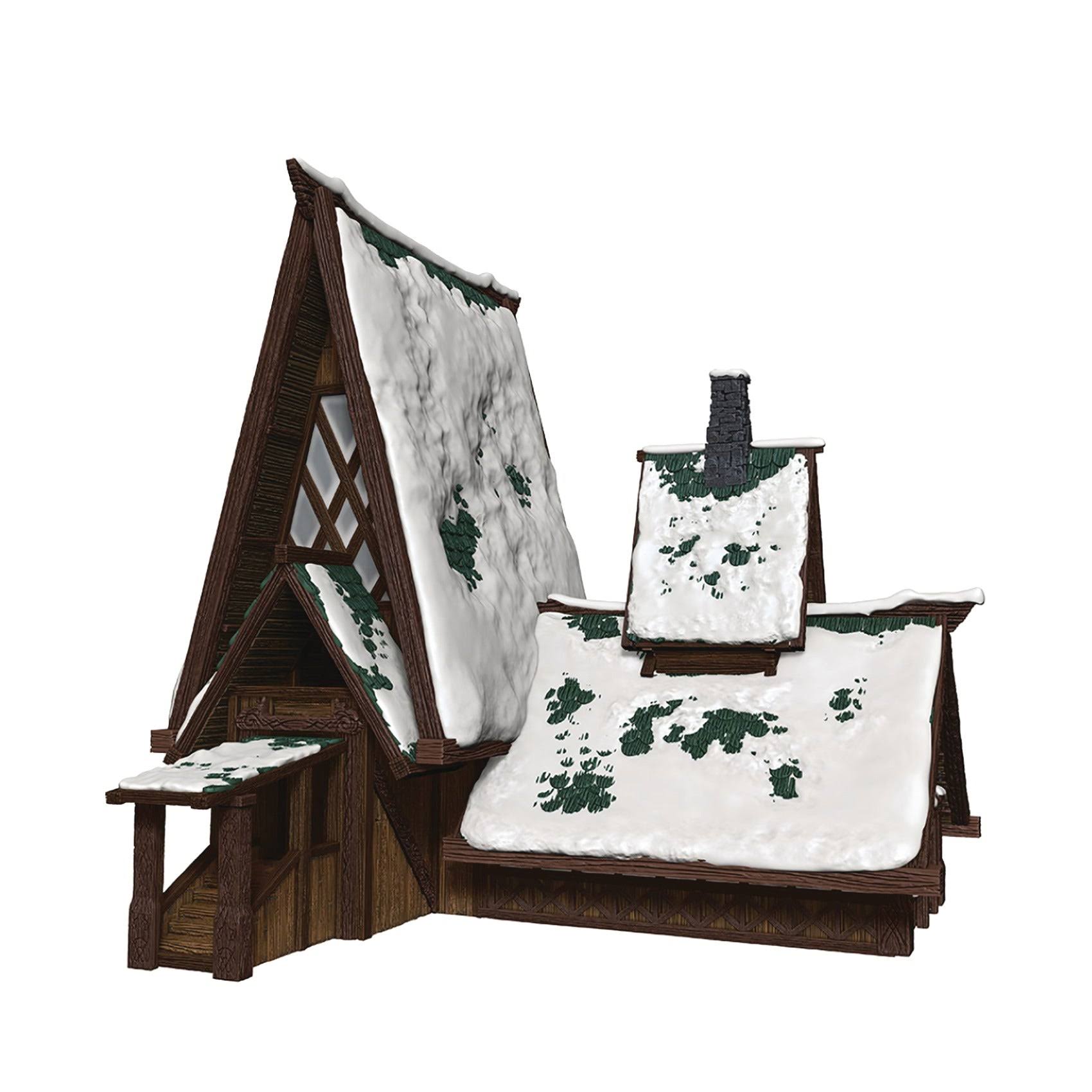 D&D Icons of The Realms: Icewind Dale - Rime of The Frostmaiden: The Lodge Papercraft Set