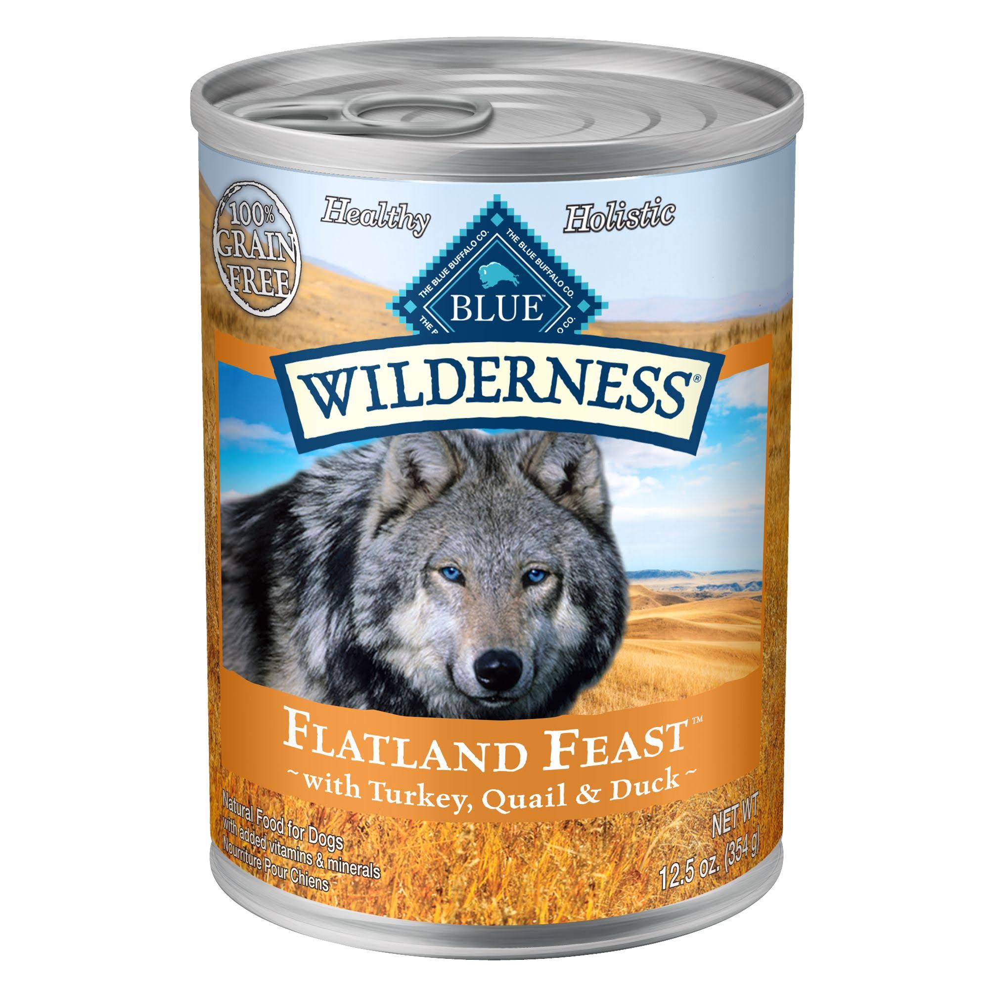 Blue Wilderness Food for Dogs, Flatland Feast - 12.5 oz