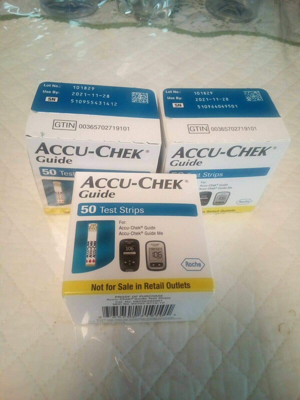 Accu Chek Guide Test Strips - 50 Strips
