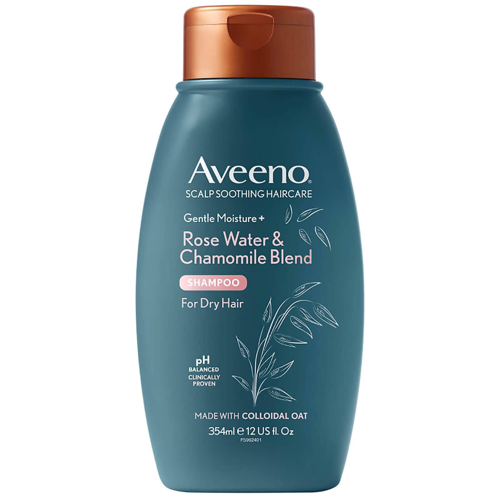 Aveeno Gentle Moisture Rose Water & Chamomile Blend Shampoo 354ml