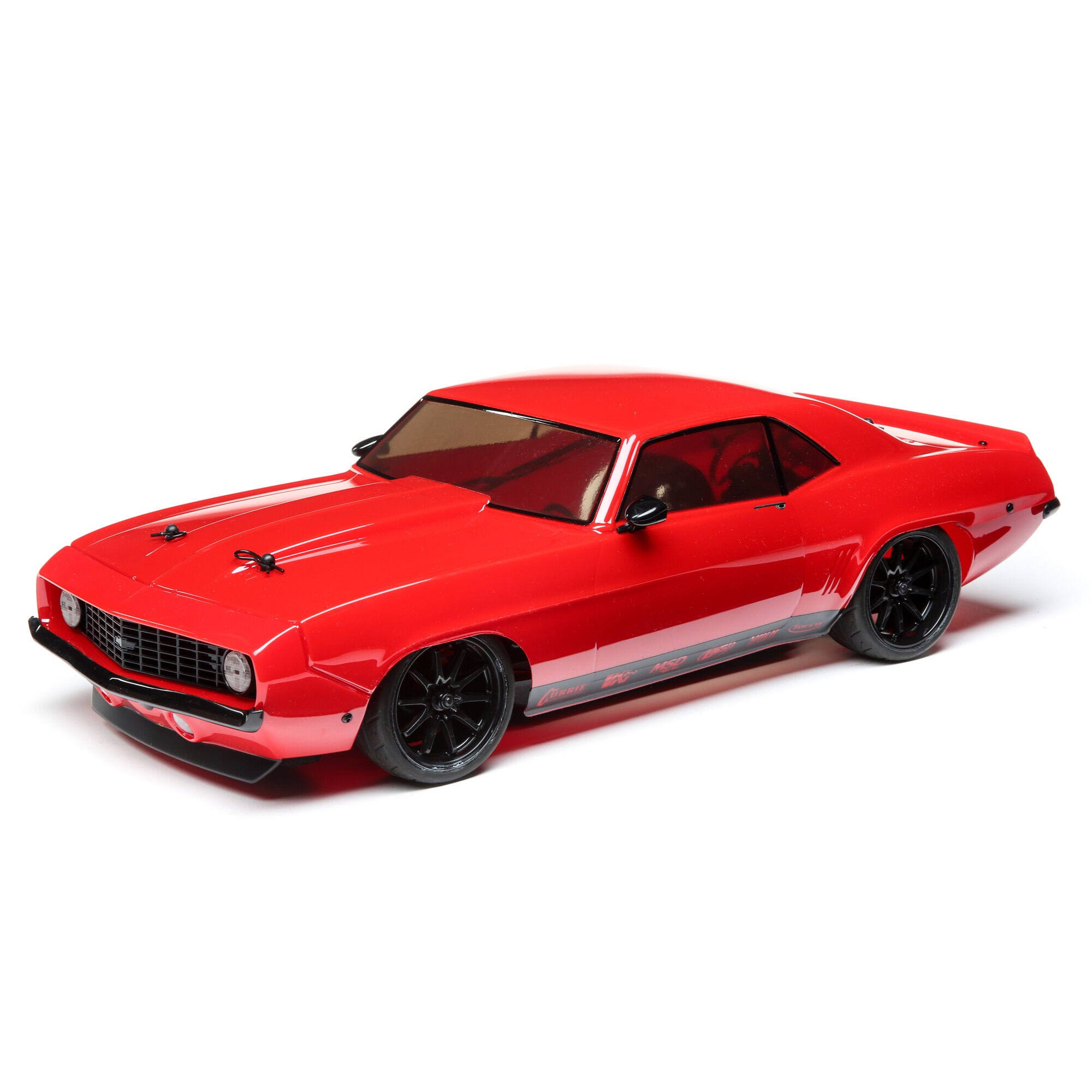 LOS03033T1 1/10 1969 Chevy Camaro V100 AWD Brushed RTR, Red