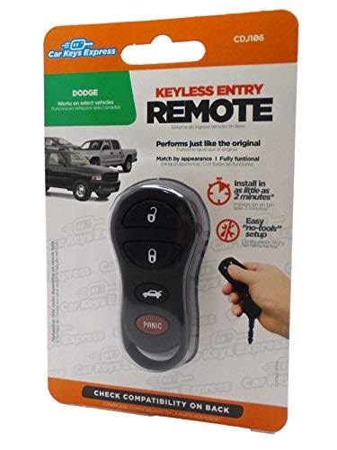 Car Keys Express 4 Button Remote with Trunk for Chrysler