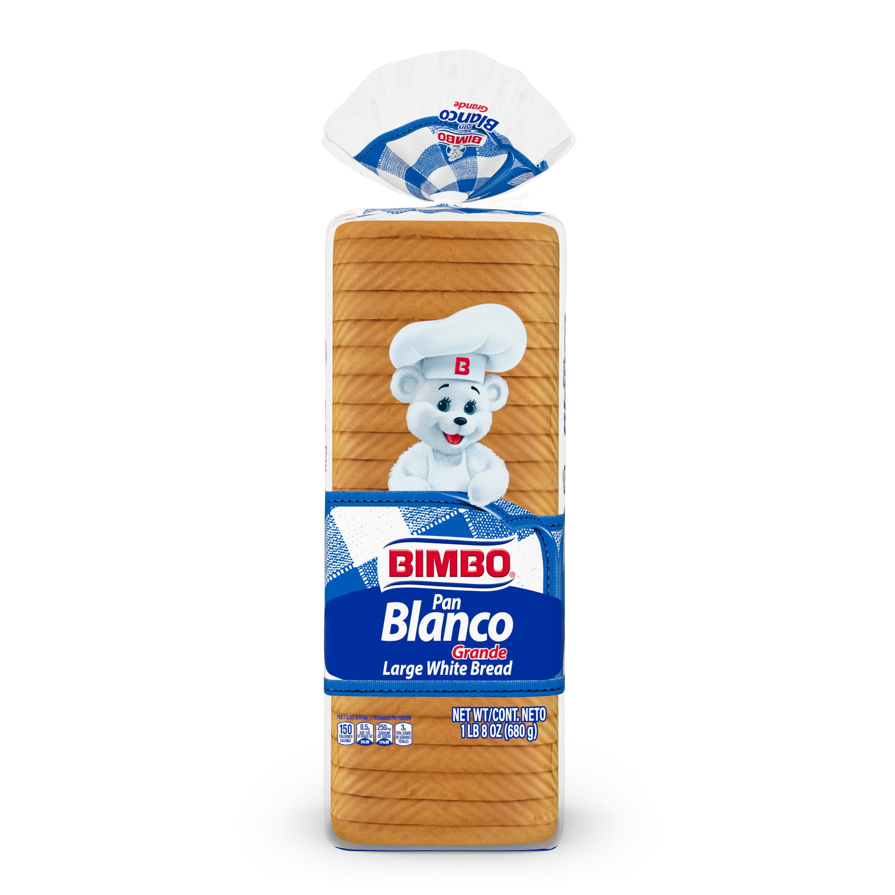 Bimbo Large White Bread - 680g