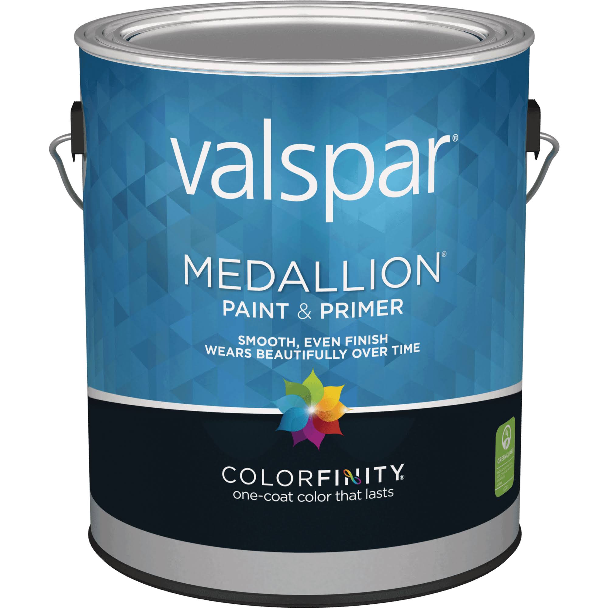 Valspar Medallion 100% Acrylic Interior Latex Flat Wall Paint - White