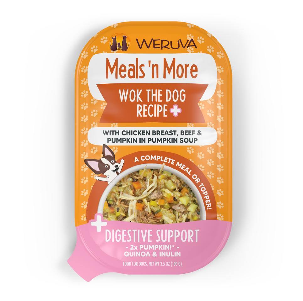 Weruva Meals 'n More Grandma's Chicken Soup + Digestive Support with Chicken Breast, Pumpkin & Veggies in Pumpkin Soup Wet Dog Food