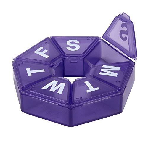 Ezy-Dose 7-Sided 7-Day Pill Reminder
