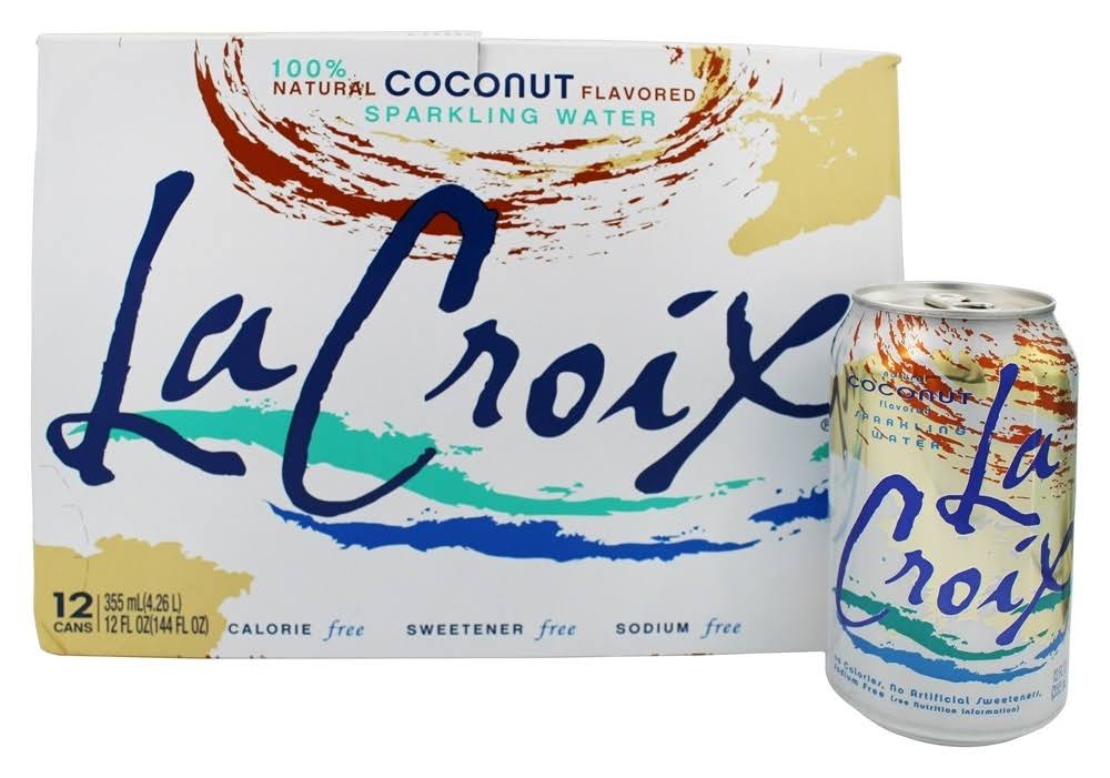 Lacroix Sparkling Water - Coconut, 12oz