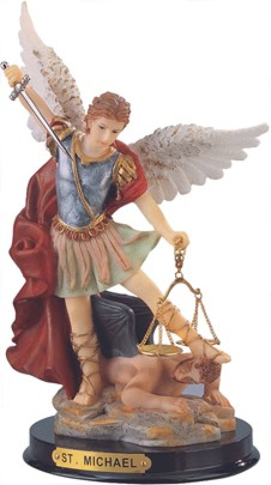 StealStreet SS-G-309.04 Saint Michael The Archangel Holy Figurine Religious Decoration, 9"