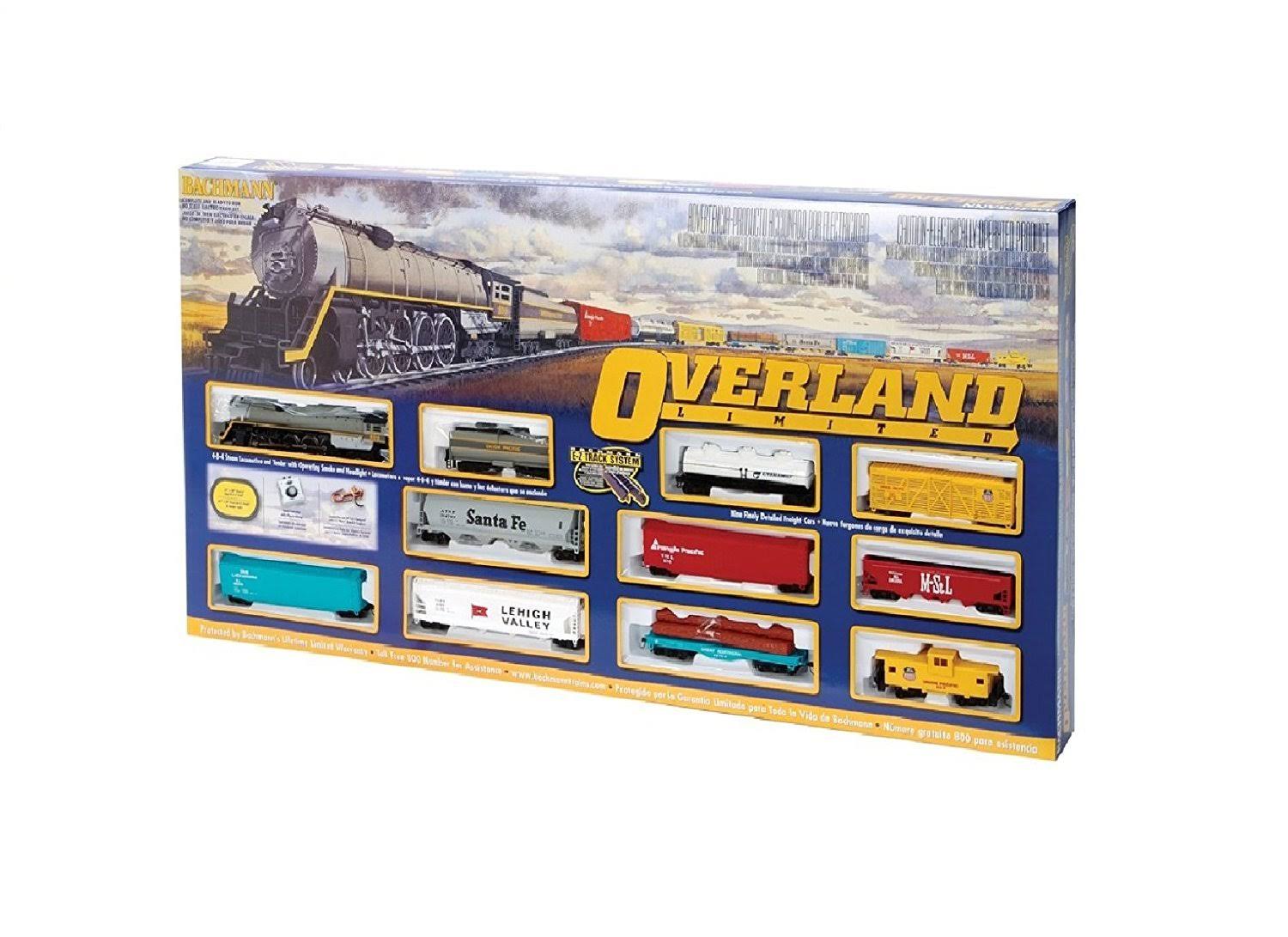 Bachmann Trains Overland Limited Ready-To-Run HO Scale Electric Train Set