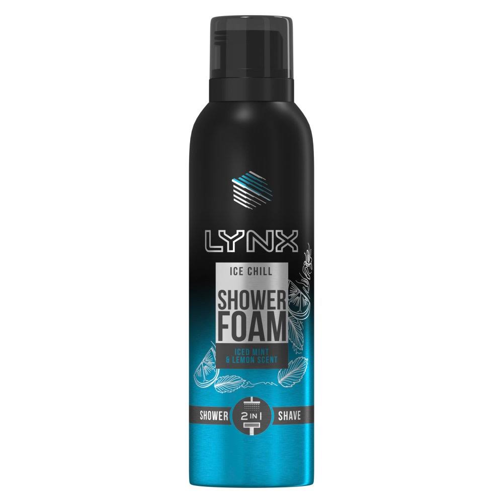 Lynx Shave / Shower Foam - 2 in 1 - Ice Chill 200ml