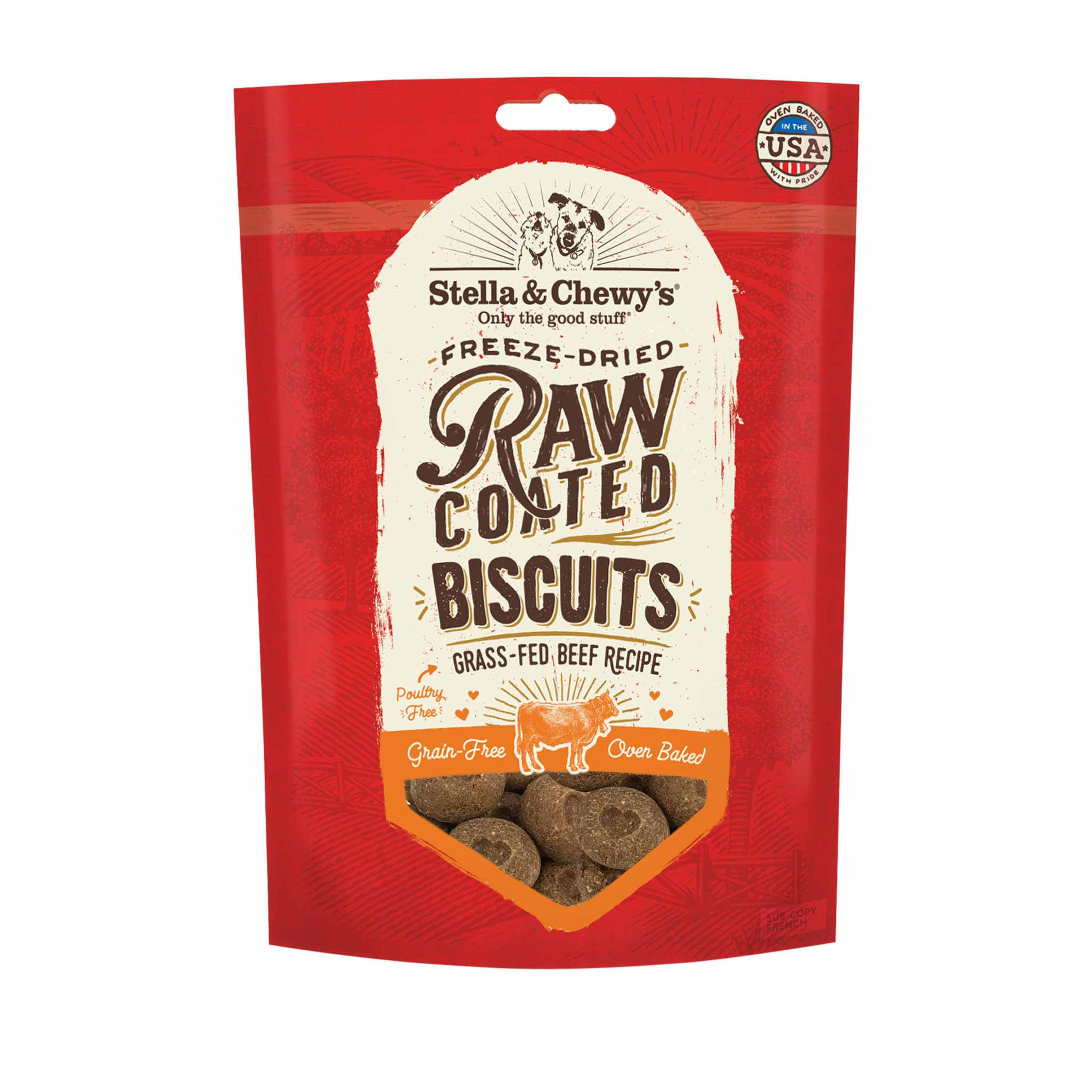 Stella & Chewy's Raw Coated Biscuits - Beef Recipe, 9oz