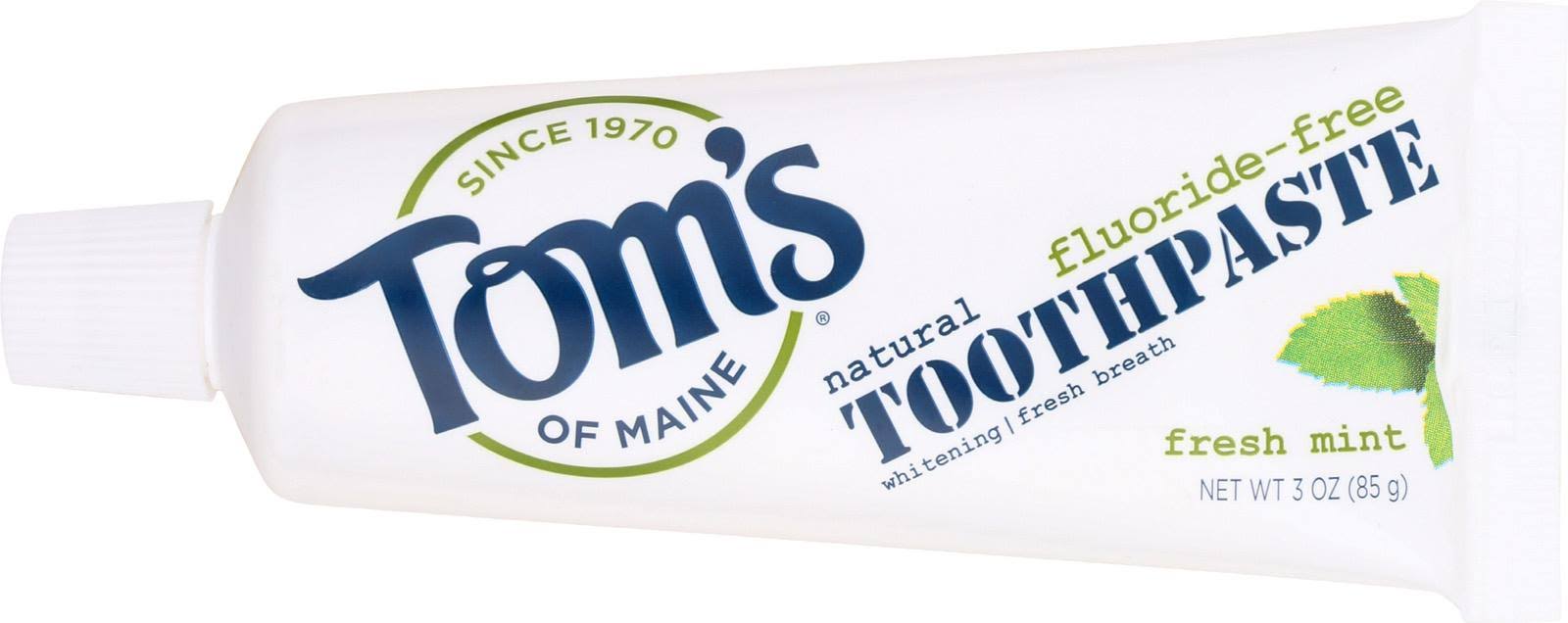 Tom's Of Maine Whitening Fluoride-Free Toothpaste - Fresh Mint, 3oz