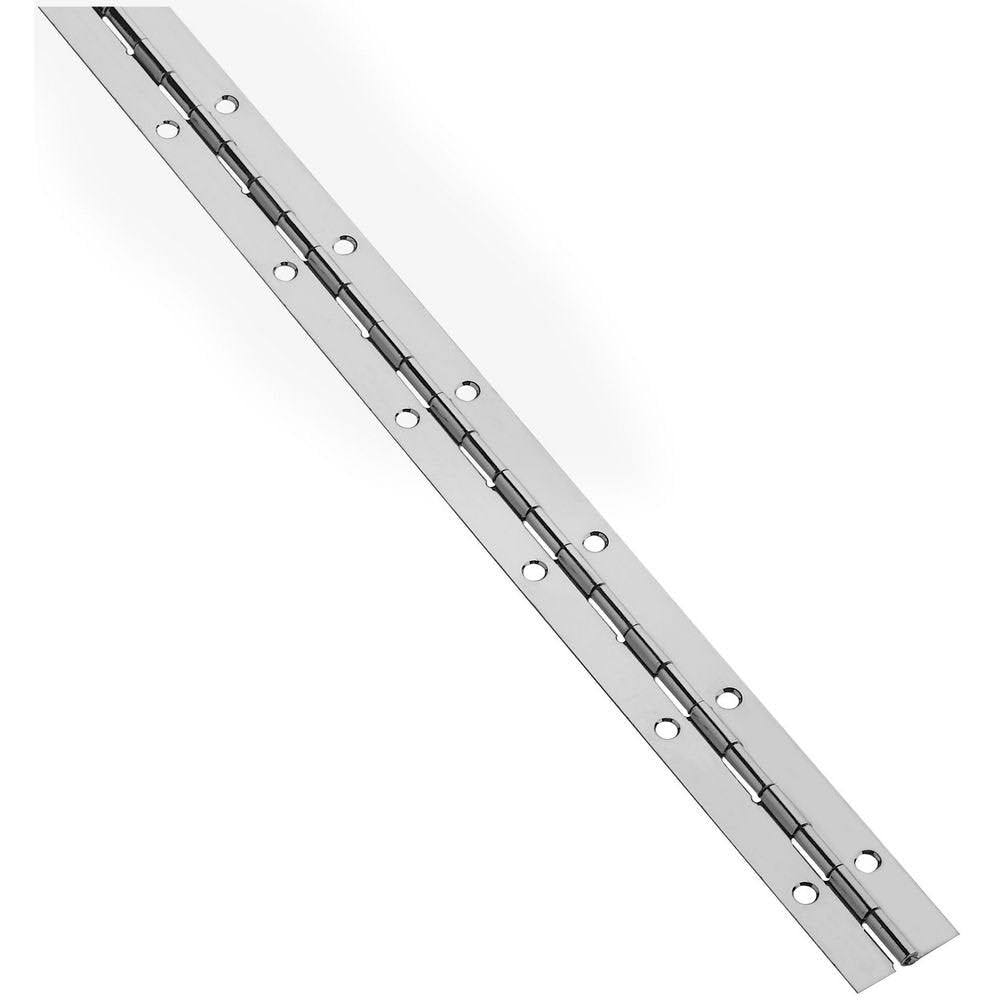 National Hardware V570 Continuous Hinges - Nickel, 1-1/16"x48"