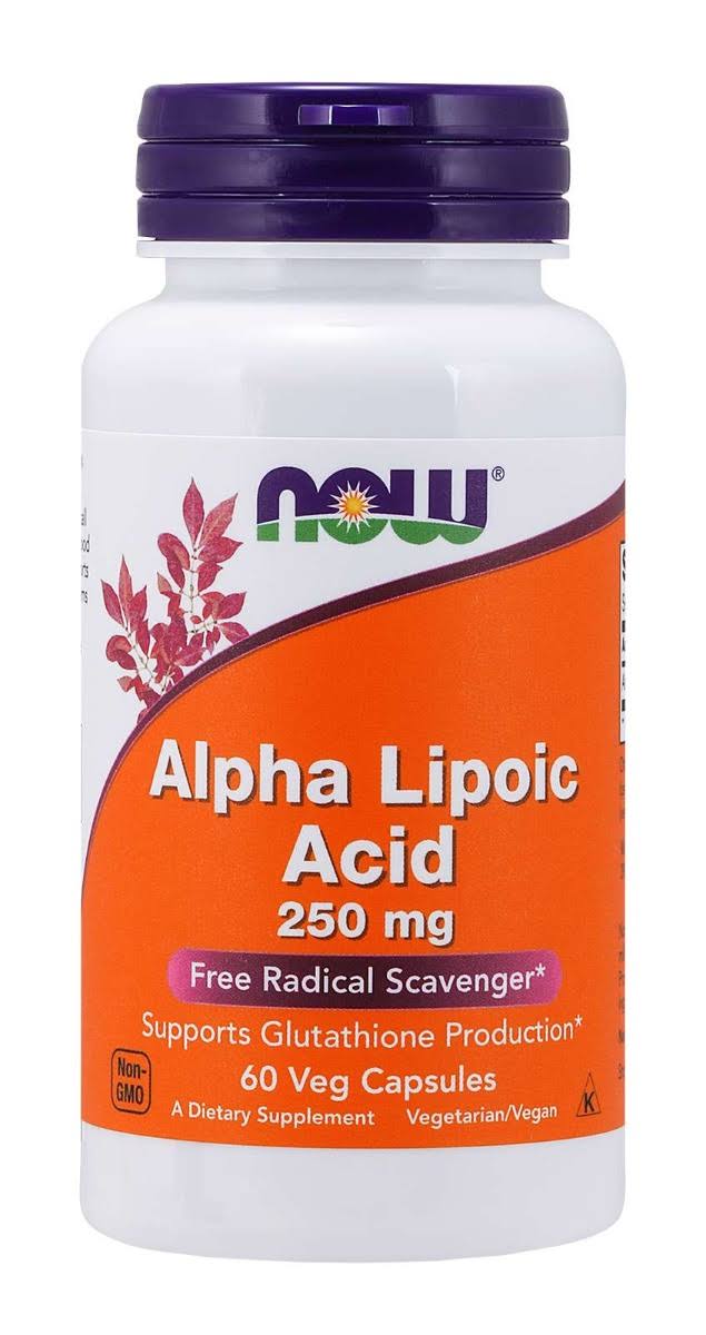 Now Alpha Lipoic Acid Detary Supplement - 120ct