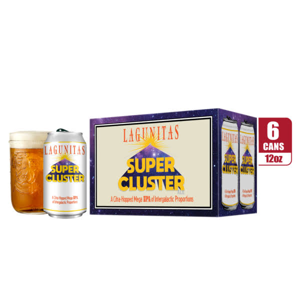 Lagunitas Ale, Super Cluster, 6-Pack - 6 pack, 12 oz