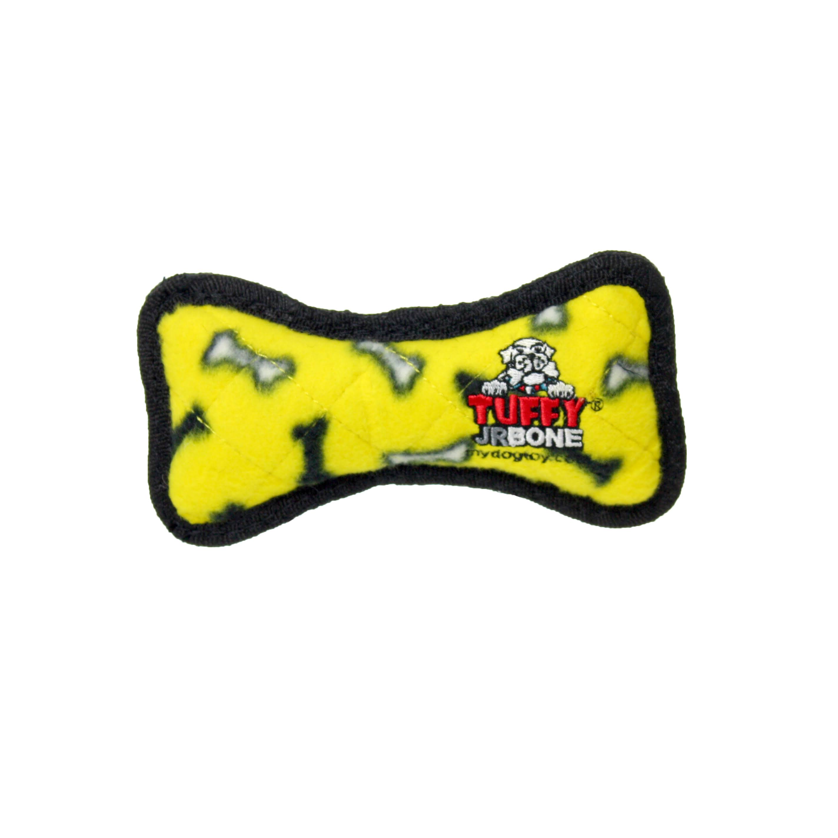 Tuffy's Junior Bone Dog Toy - Yellow Bone