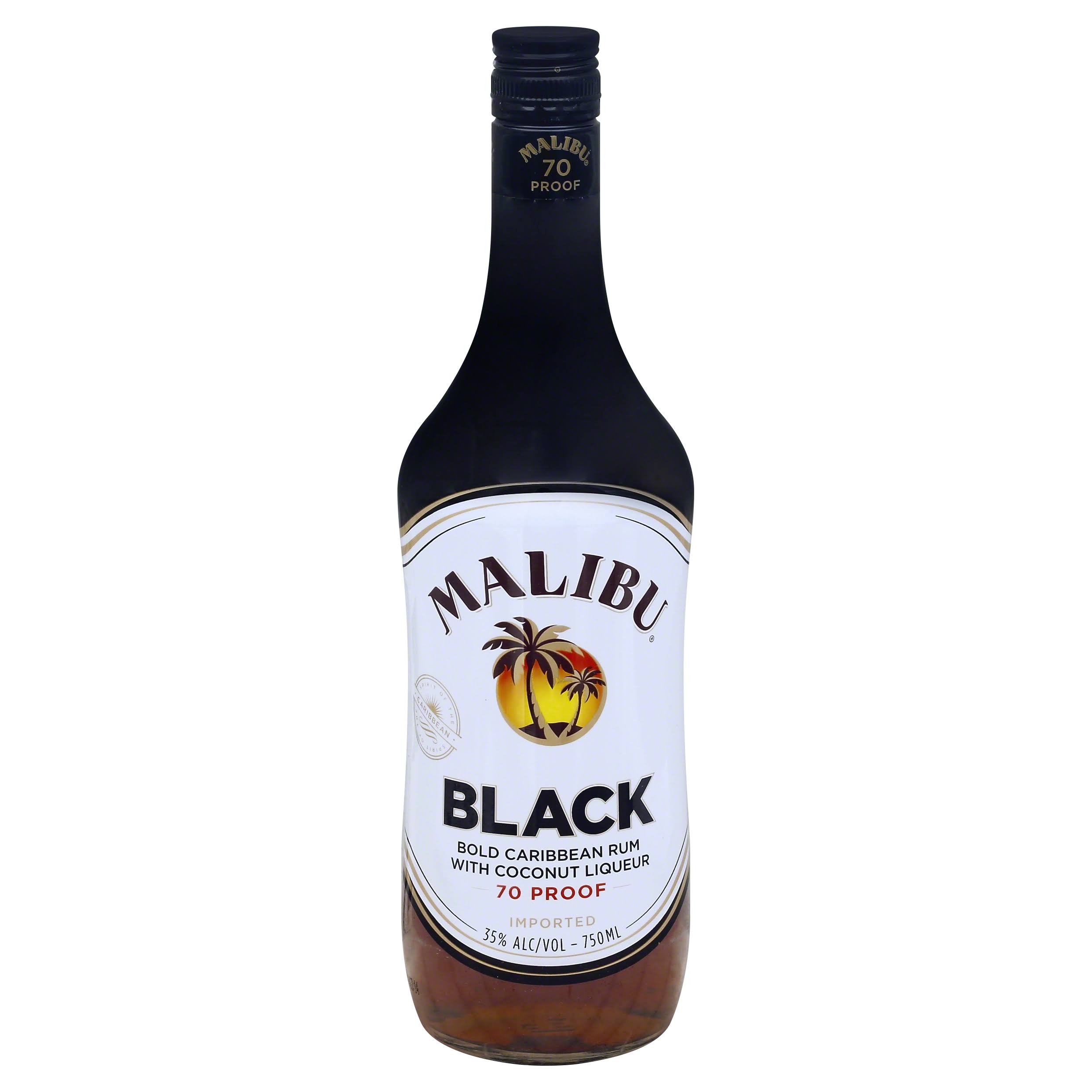 Malibu Black Rum - 750ml