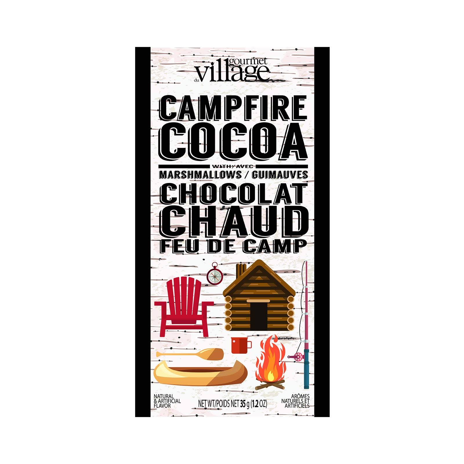 Gourmet du Village Hot Chocolate Mini, Campfire, 35g