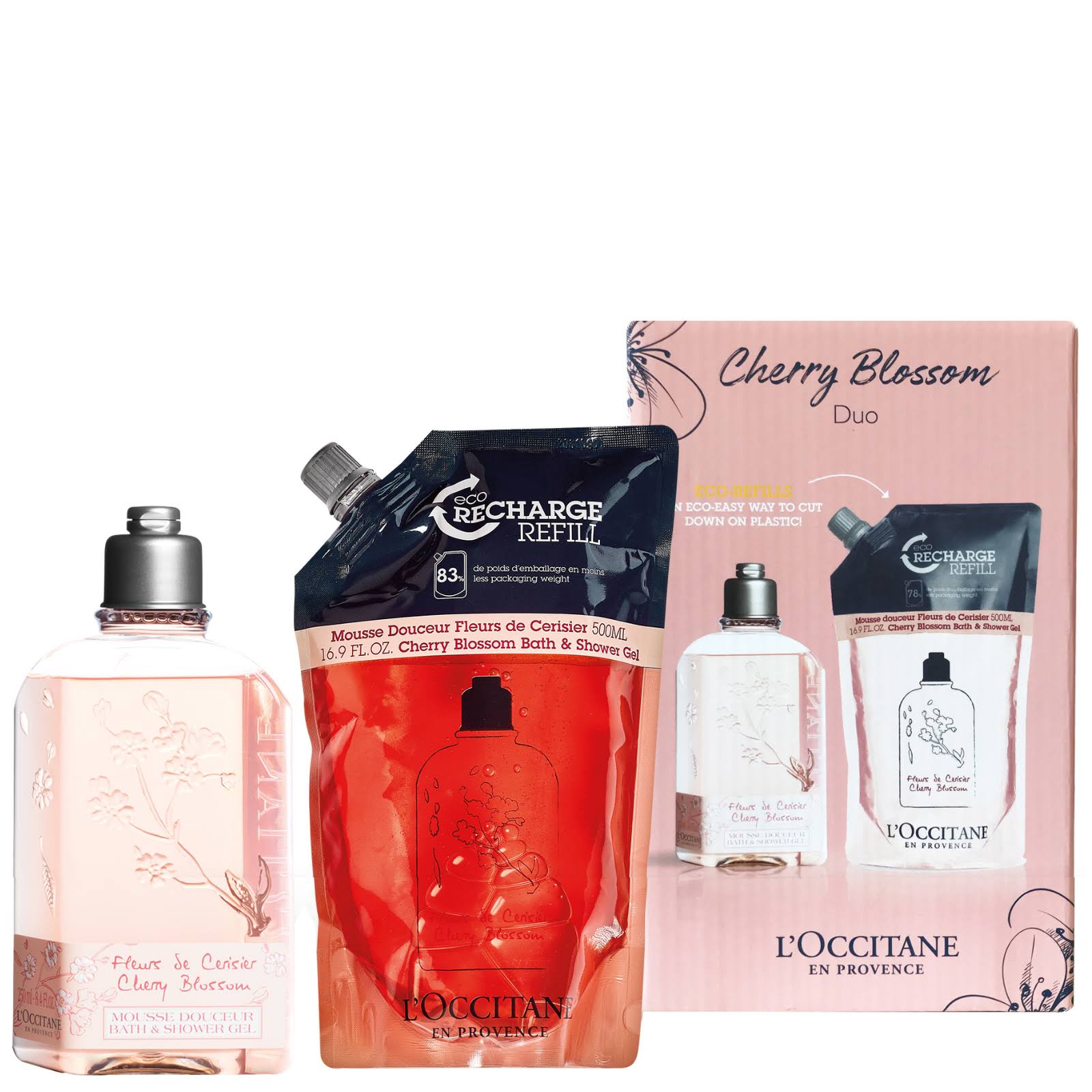 L'Occitane Cherry Blossom Shower Gel Duo Gift Set