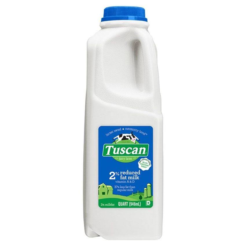 Tuscan Dairy Farms 2% Reduced Fat Milk - 946ml