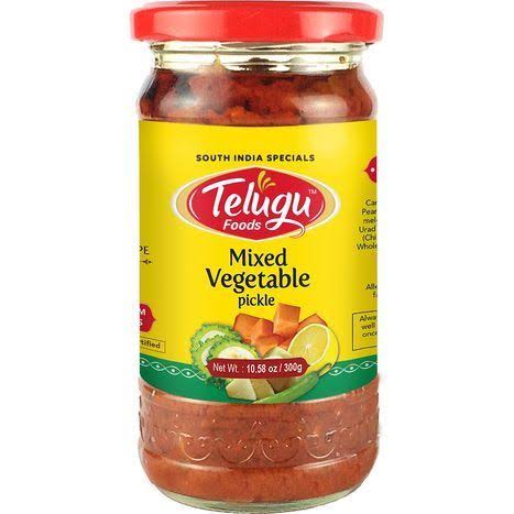 Telugu Mixed Vegetable Pickle - 300 GM (10 oz)
