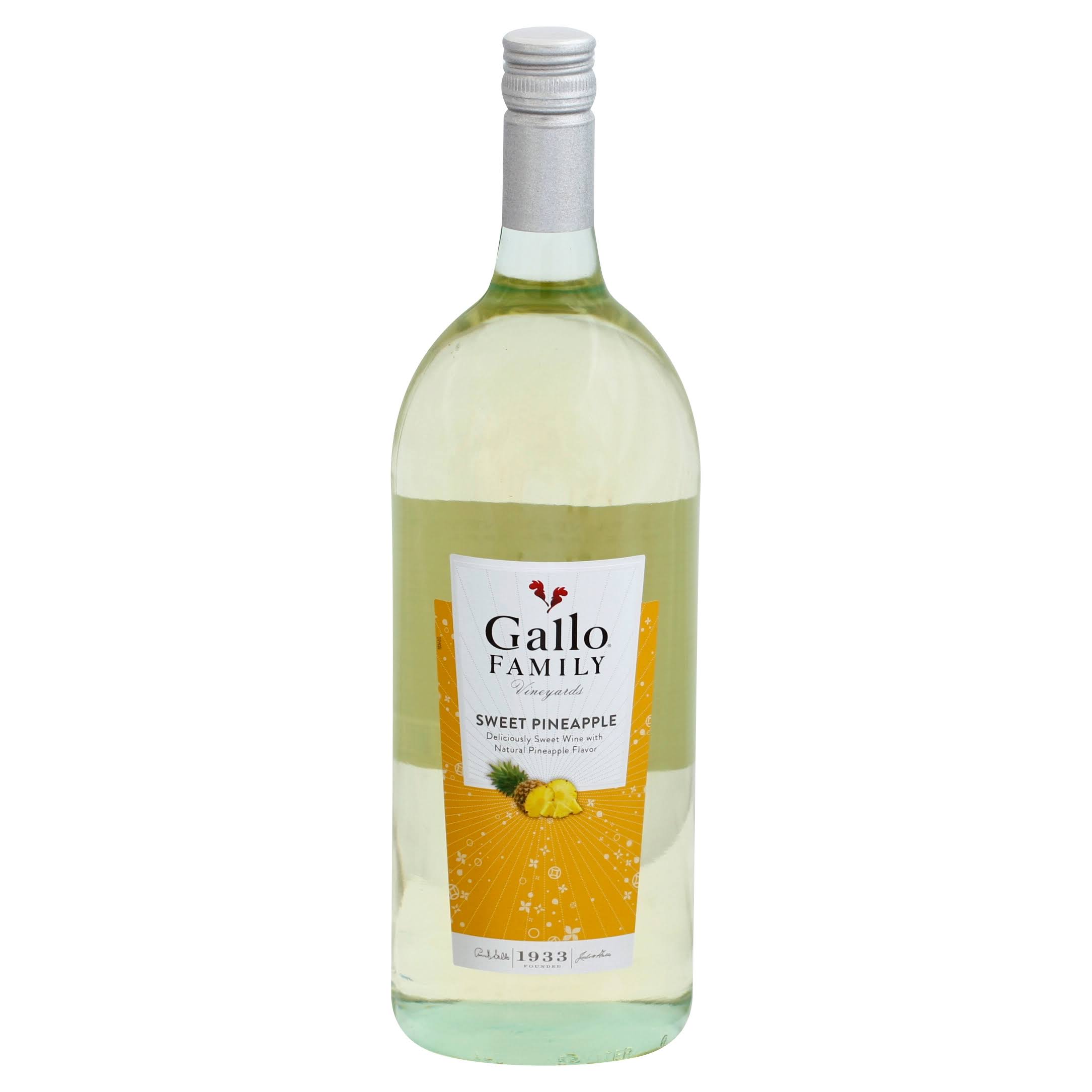 Gallo Family Vineyards Wine, Sweet Pineapple - 1.5 l