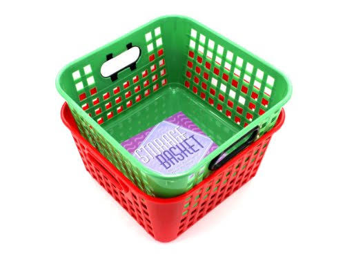 Square Storage Basket - Set of 24