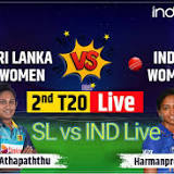 Live score India Women vs Sri Lanka Women T20I match Live update