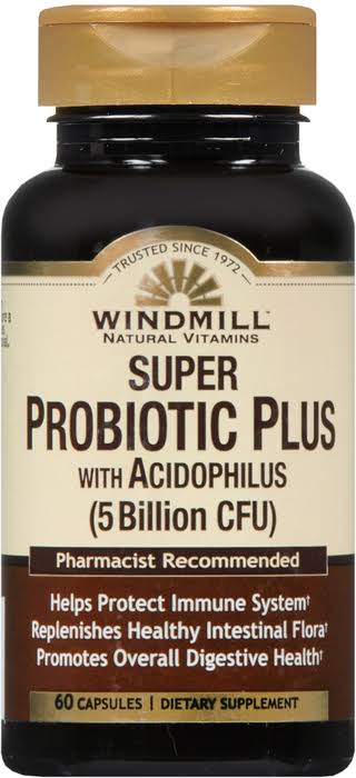 Windmill Super Acidophilus Probiotic 5 billion CFU 60 Capsules