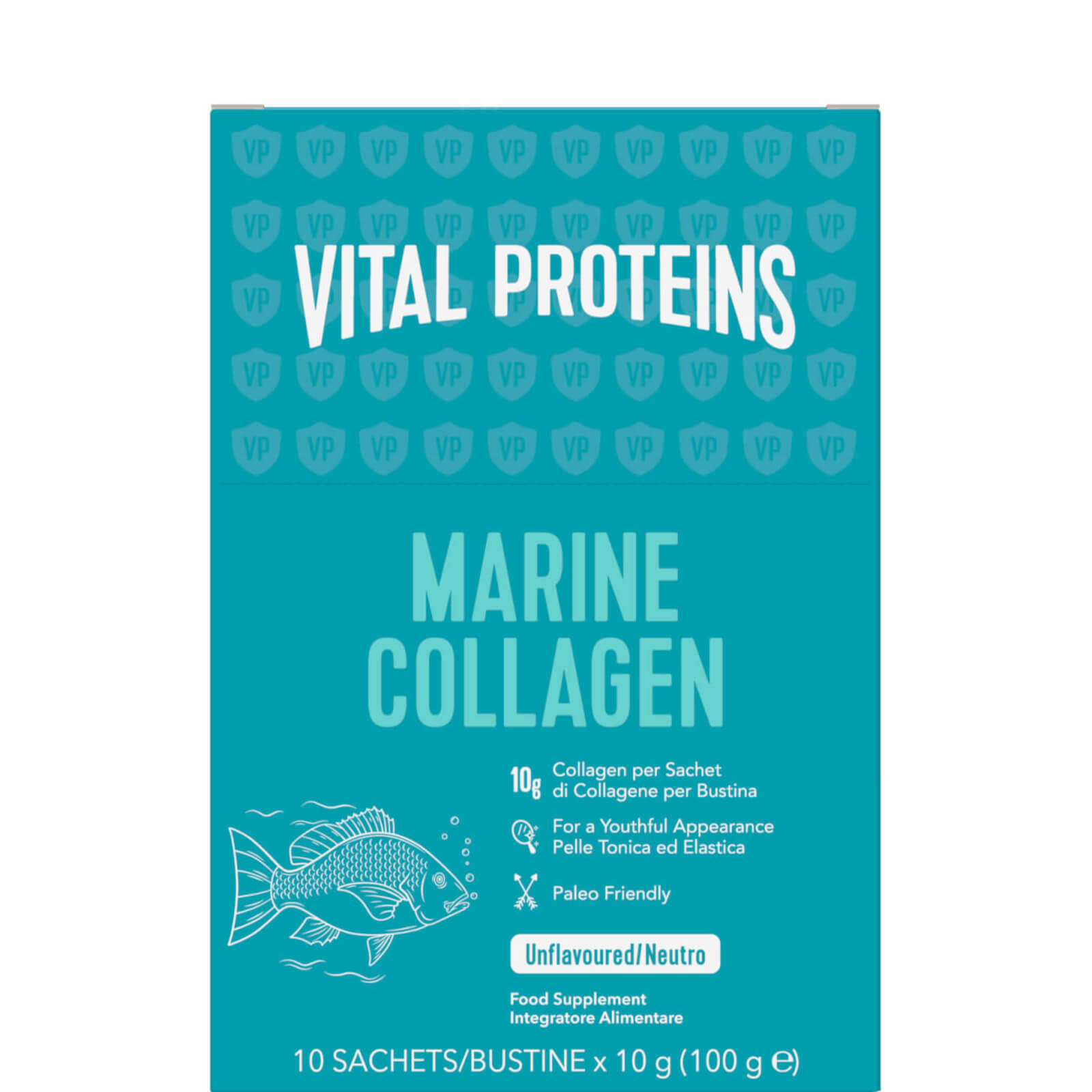 Vital Proteins Marine Collagen, Unflavored - 10 x 10g