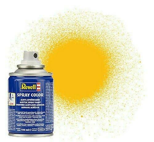 Revell Acrylic Spray Paint - Matt Yellow, 100ml