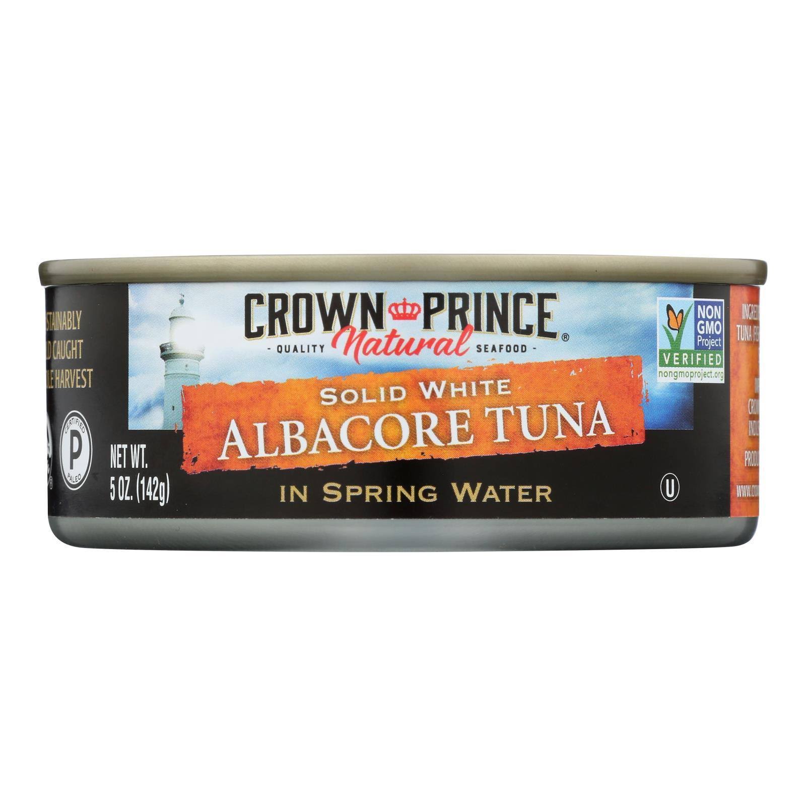 Crown Prince Natural Solid White Albacore Tuna in Spring Water 5 oz (142 g)