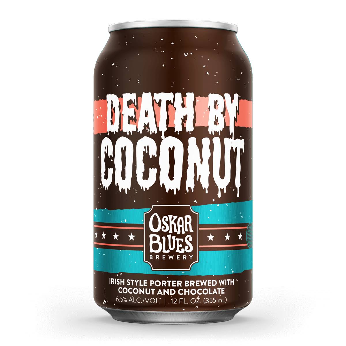 Oskar Blues Beer, Death by Coconut - 4 pack, 12 fl oz cans