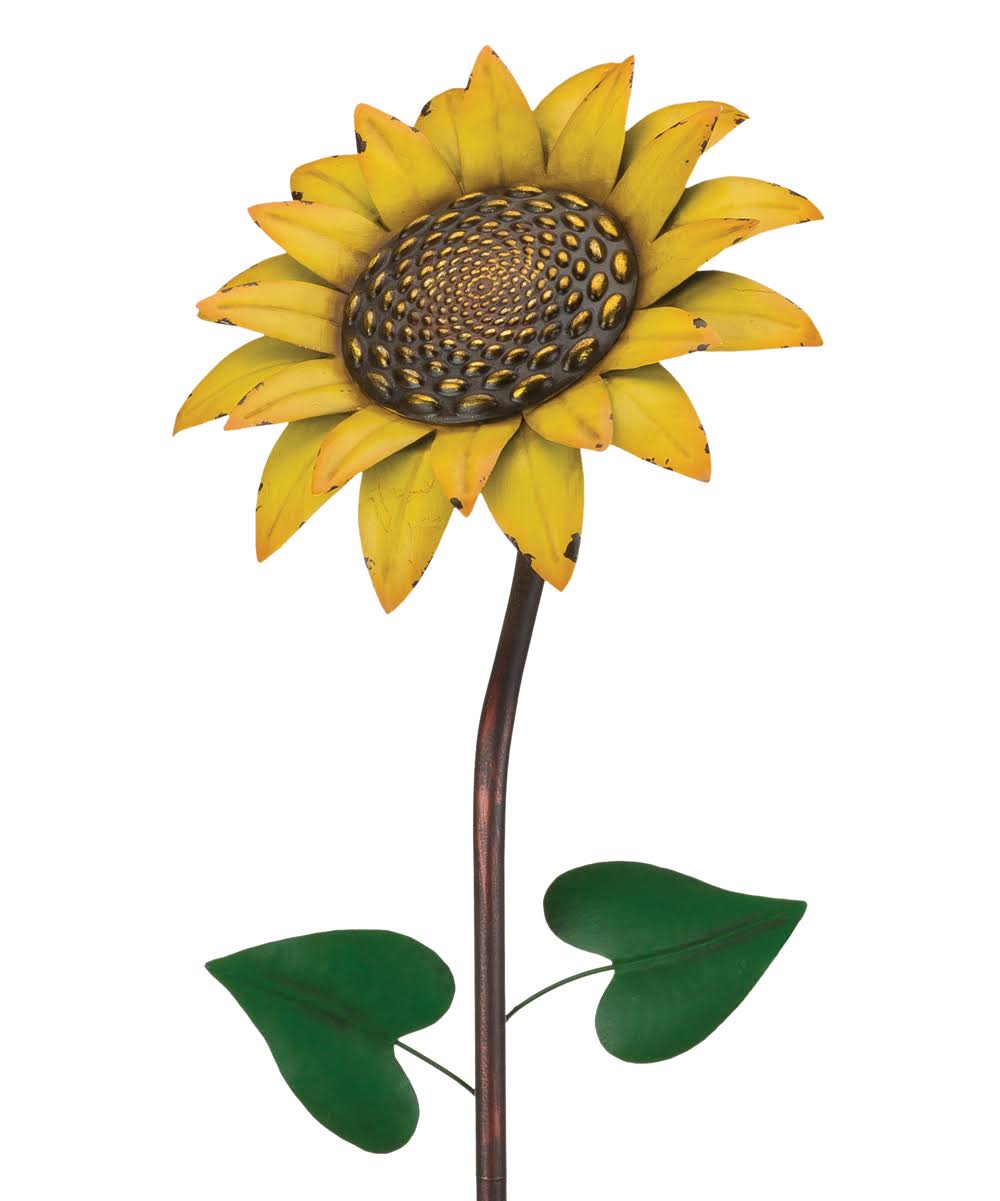 Regal Art & Gift Gold Sunflower Vintage Flower Garden Stake one size