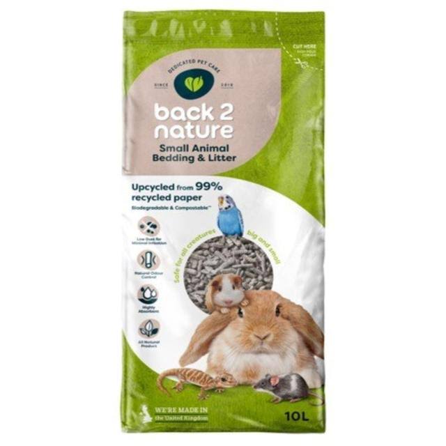 Back-2-Nature Small Animal Bedding and Litter 10L