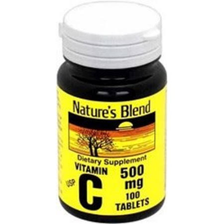 Nature's Blend Vitamin C - 500mg, 250 Tablets