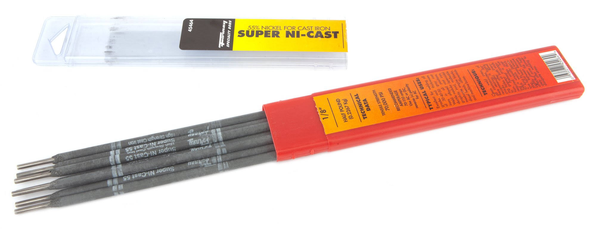 Forney 45464 Super 55-Percent Nickel Cast Specialty Rod - 1/8", 1/2lb