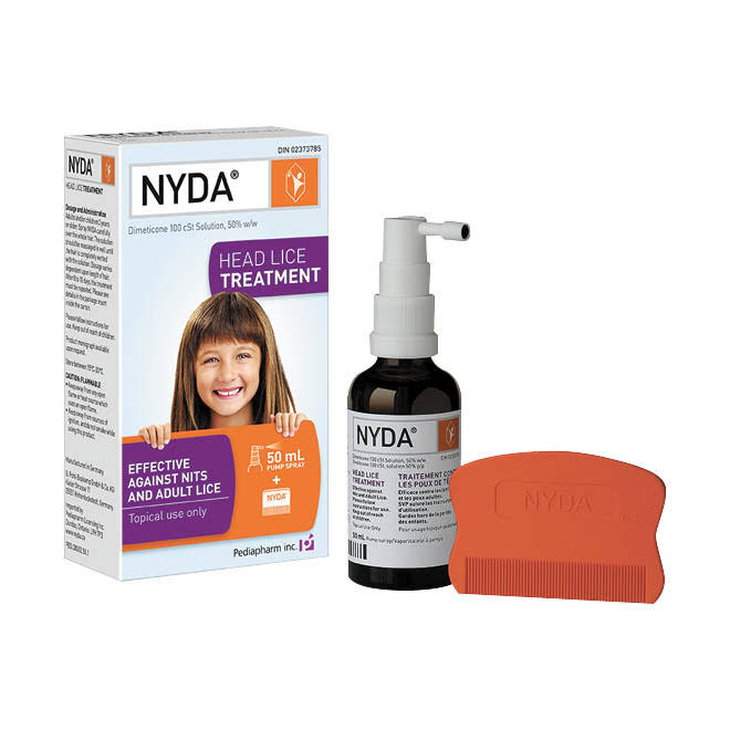 NYDA Head Lice Treatment Spray Pump - 50ml