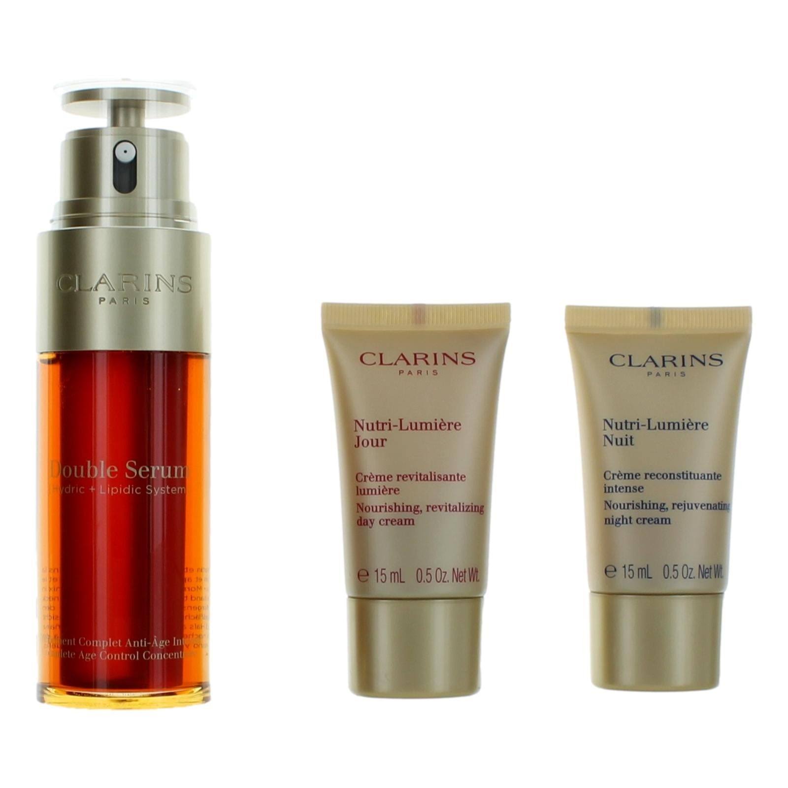 Clarins Double Serum & Nutri-Lumiere Collection Set