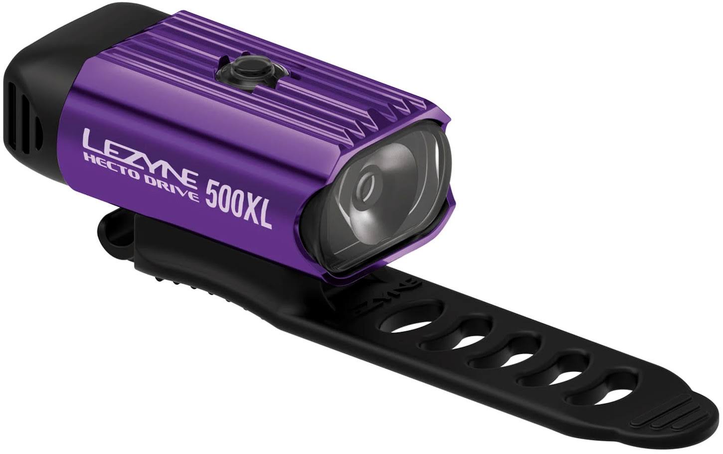 Lezyne Hecto Drive 500XL USB LED 500LM Front Light Purple