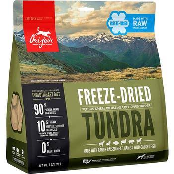 Orijen Tundra Freeze-Dried Dog Food - 6 oz. Bag