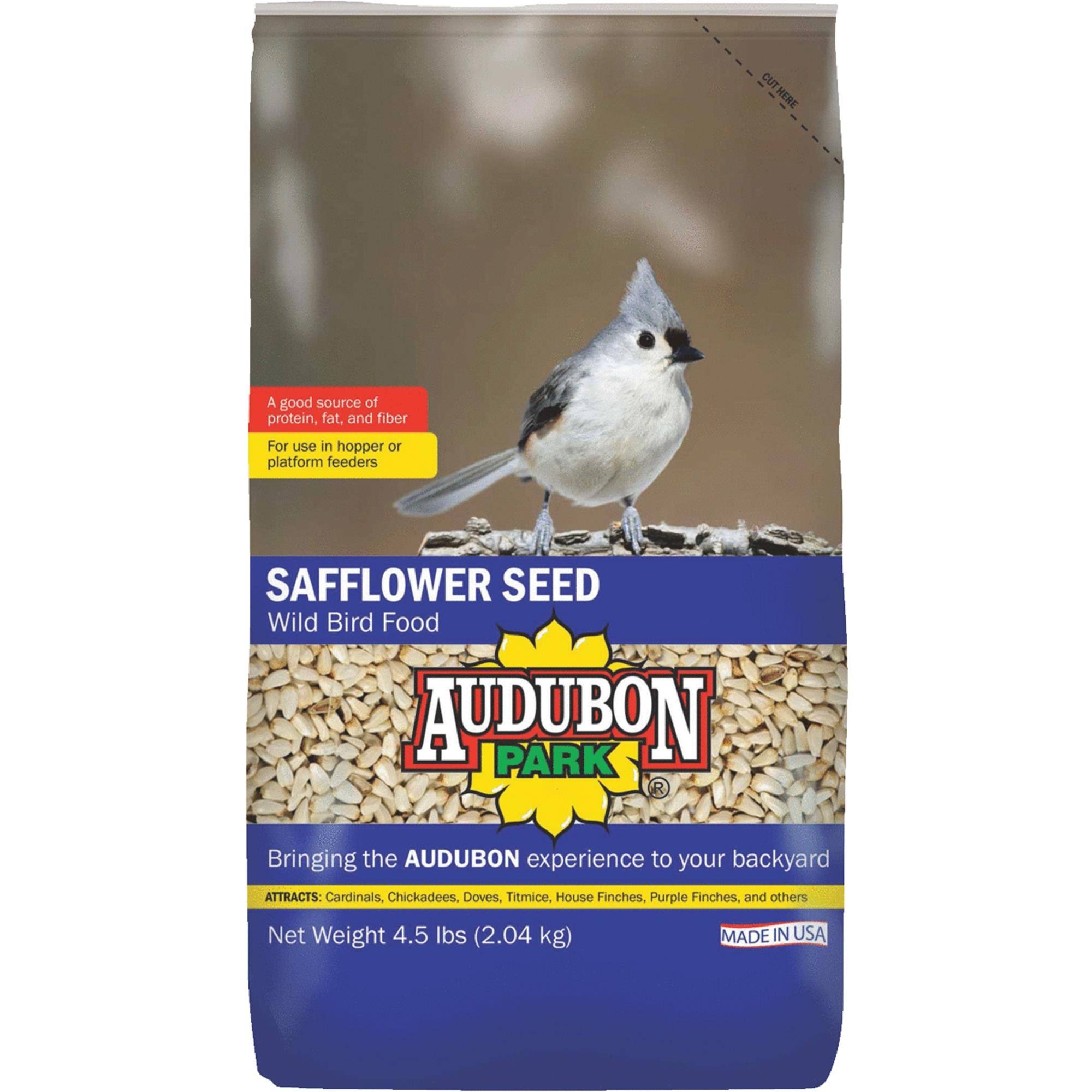 Audubon Park Wild Bird Food, Safflower Seed - 4.5 lbs (2.04 kg)