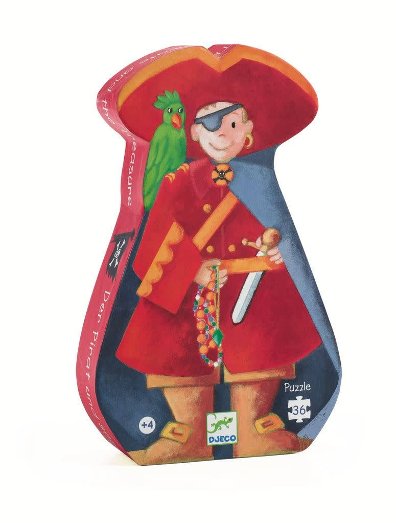 Djeco The Pirate & the Treasure Jigsaw Puzzle - 36 Pieces
