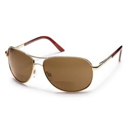 Suncloud Patrol Sunglasses Gold Frame Brown Polarized Lens