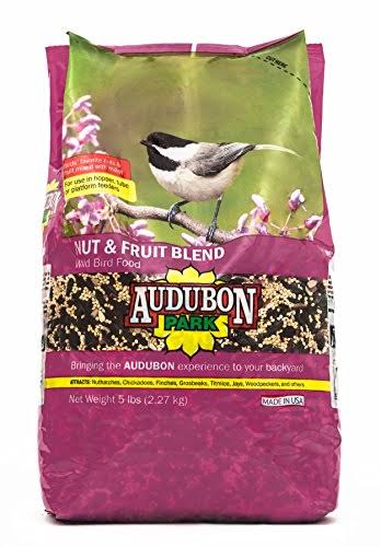 Audubon Park 12226 Wild Bird Food - Nut and Fruit Blend, 5lbs