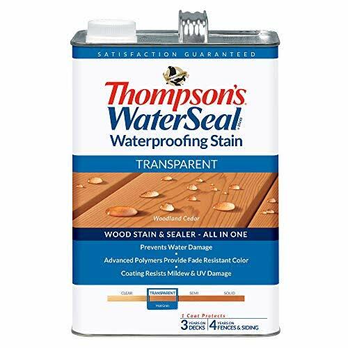 Thompsons Waterseal Waterproofing Stain - Transparent, Woodland Cedar,­ 3.8L