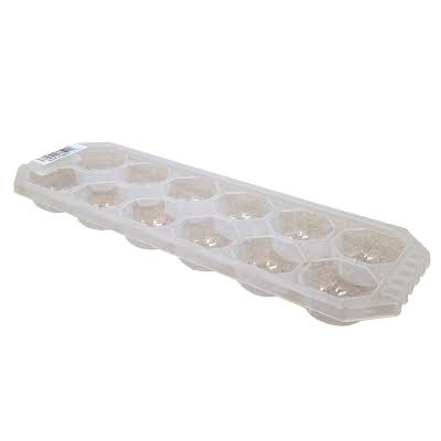 Thumbs Up Octagonal Ice Cube Trays - Clear, Plastic, Set of 2