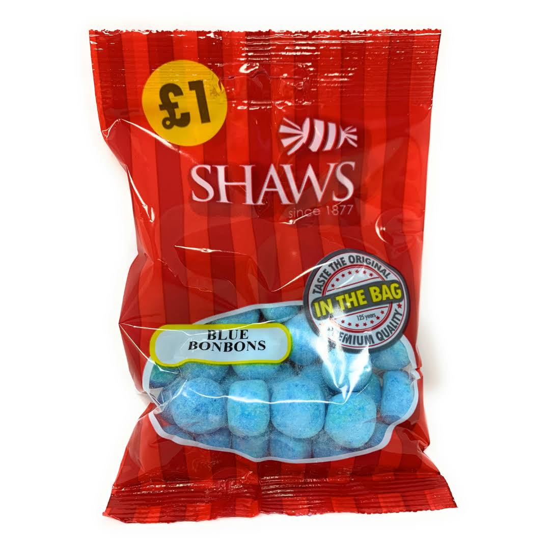 Shaws Bagged Sweets Blue Bonbons